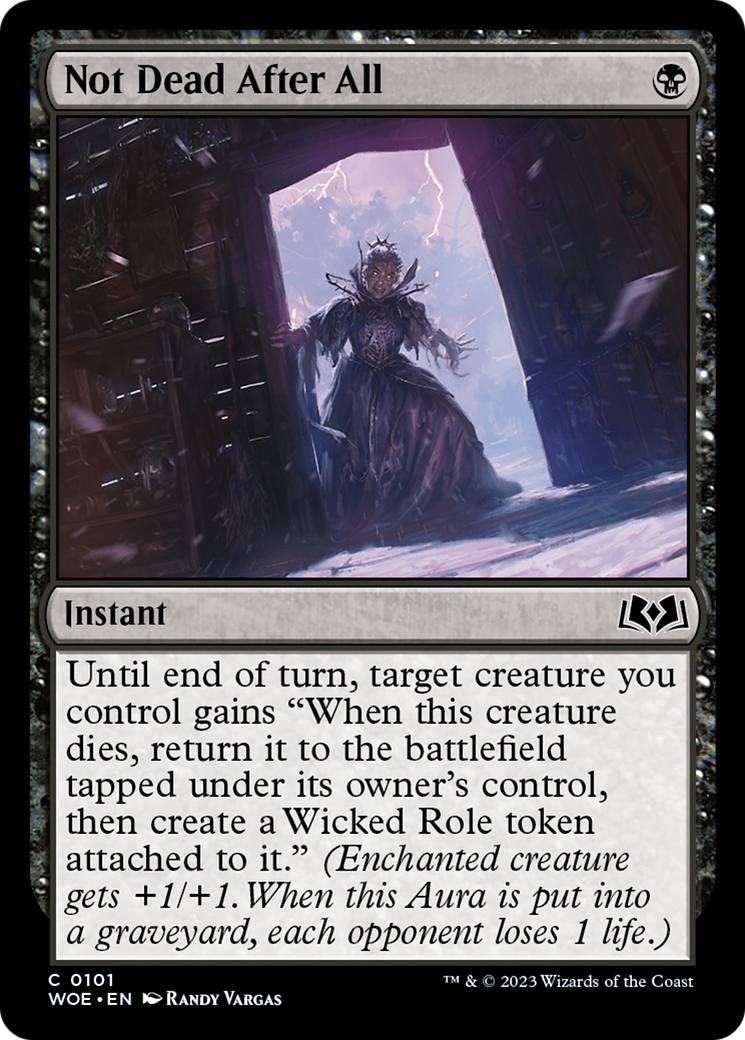 Not Dead After All [Wilds of Eldraine] | Card Merchant Takapuna