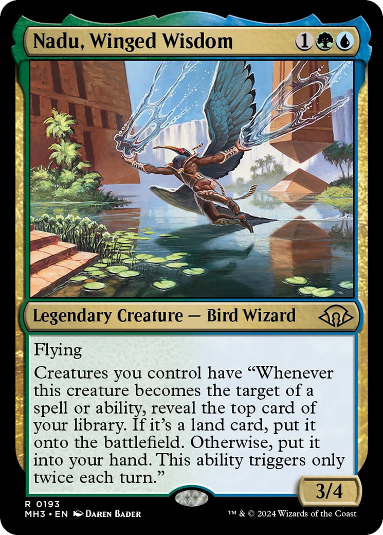 Nadu, Winged Wisdom [Modern Horizons 3] | Card Merchant Takapuna