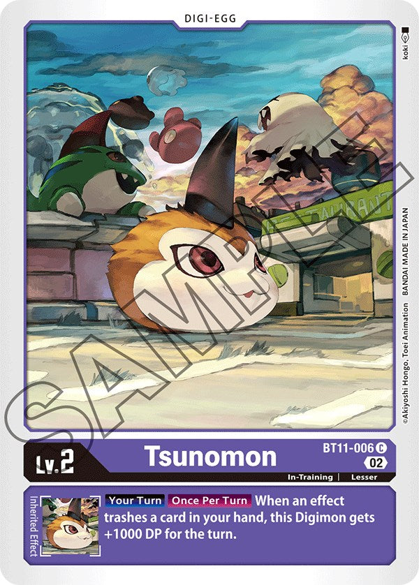 Tsunomon [BT11-006] [Dimensional Phase] | Card Merchant Takapuna