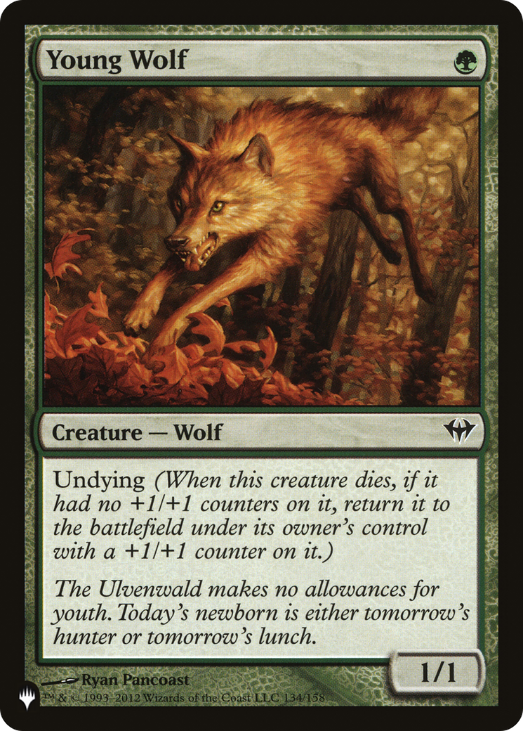 Young Wolf [The List Reprints] | Card Merchant Takapuna