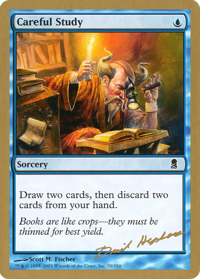 Careful Study (Dave Humpherys) [World Championship Decks 2003] | Card Merchant Takapuna