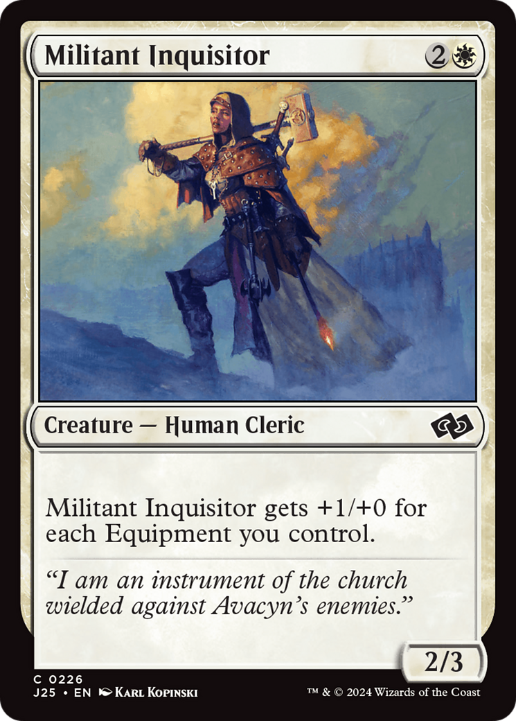 Militant Inquisitor [Foundations Jumpstart] | Card Merchant Takapuna