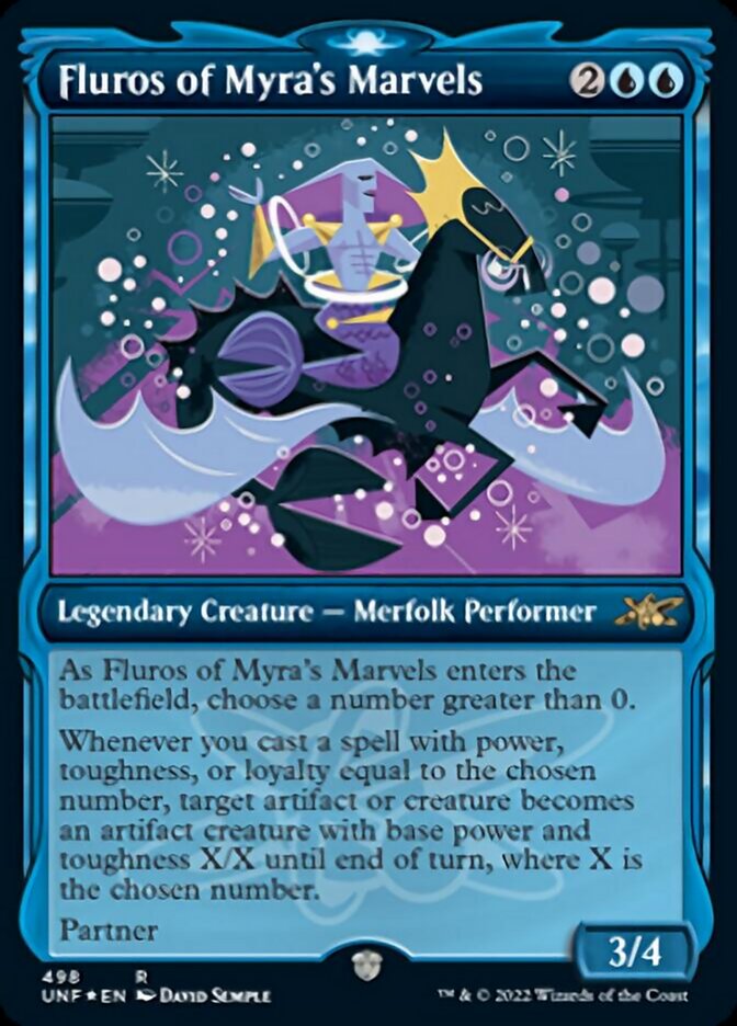 Fluros of Myra's Marvels (Showcase) (Galaxy Foil) [Unfinity] | Card Merchant Takapuna