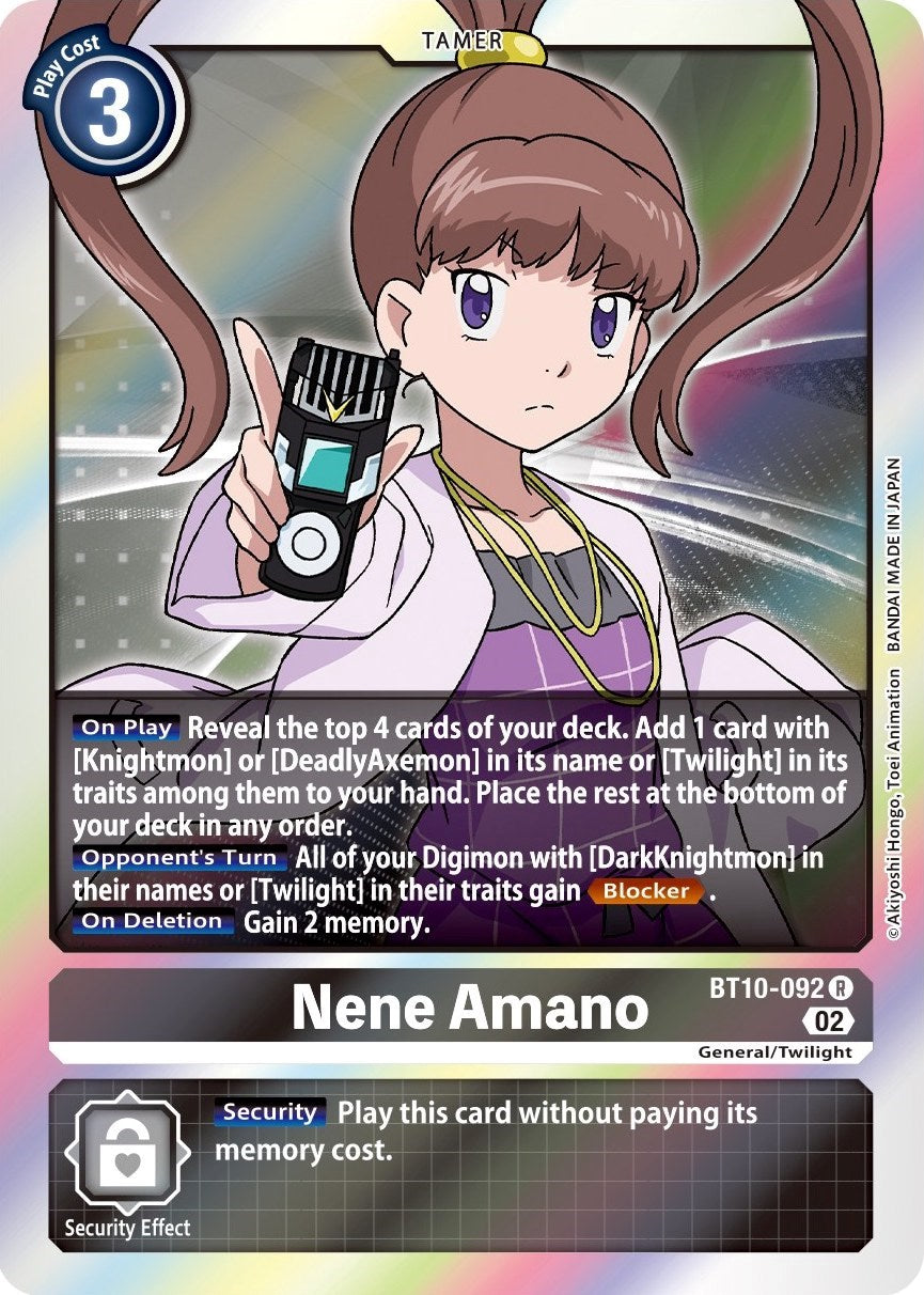 Nene Amano [BT10-092] [Xros Encounter] | Card Merchant Takapuna