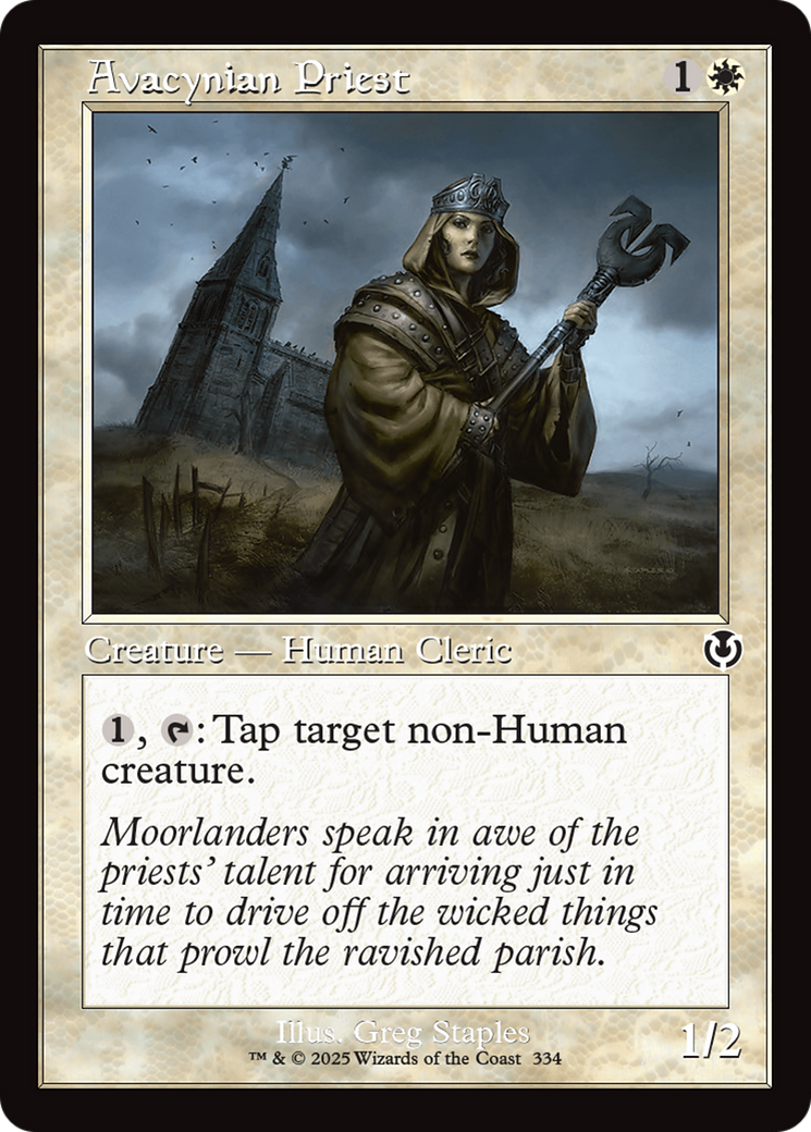 Avacynian Priest (Retro Frame) [Innistrad Remastered] | Card Merchant Takapuna