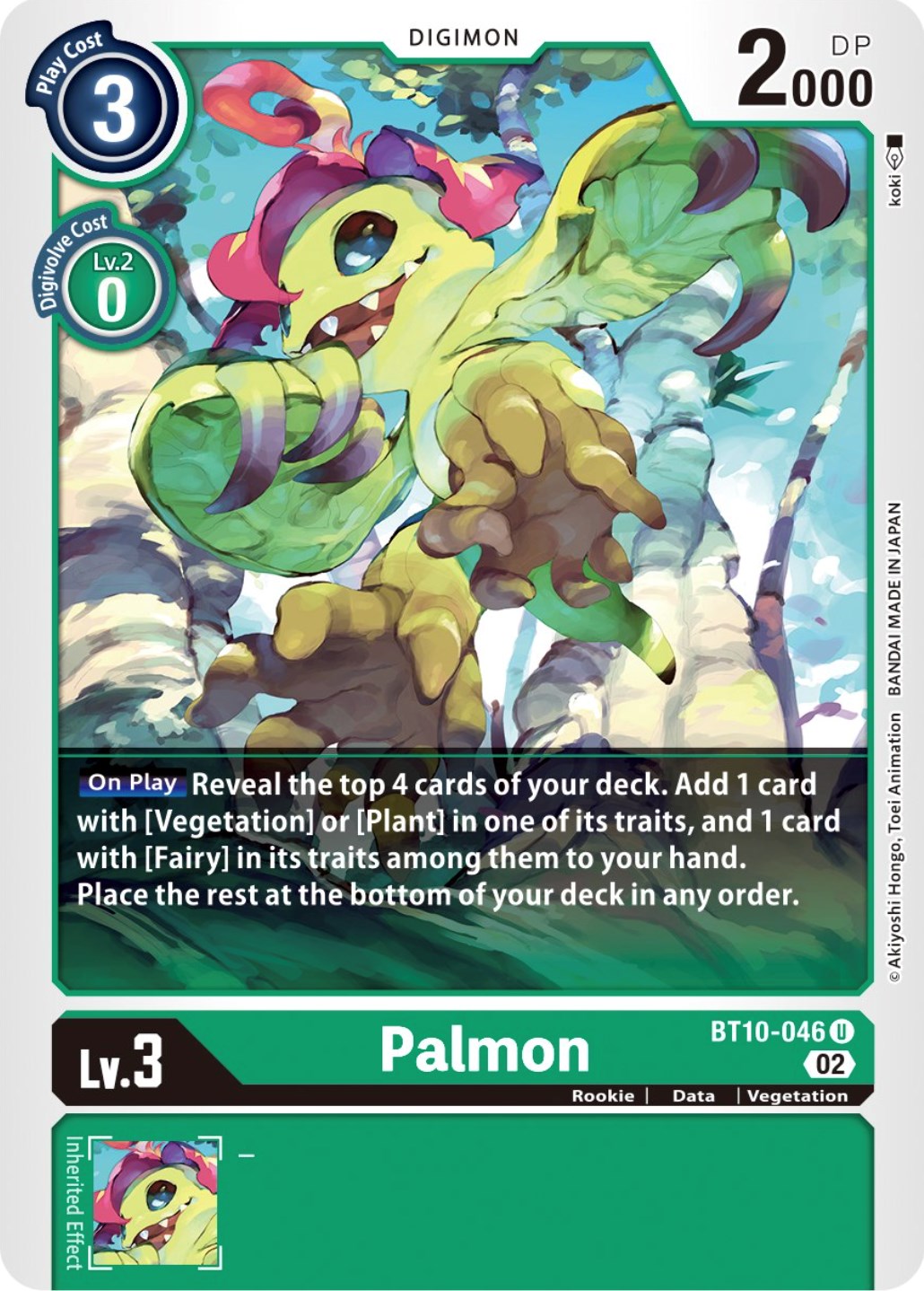 Palmon [BT10-046] [Xros Encounter] | Card Merchant Takapuna