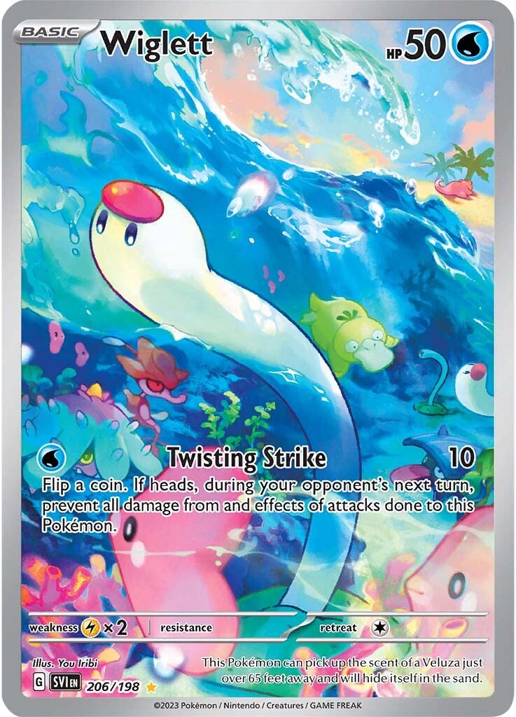 Wiglett (206/198) [Scarlet & Violet: Base Set] | Card Merchant Takapuna