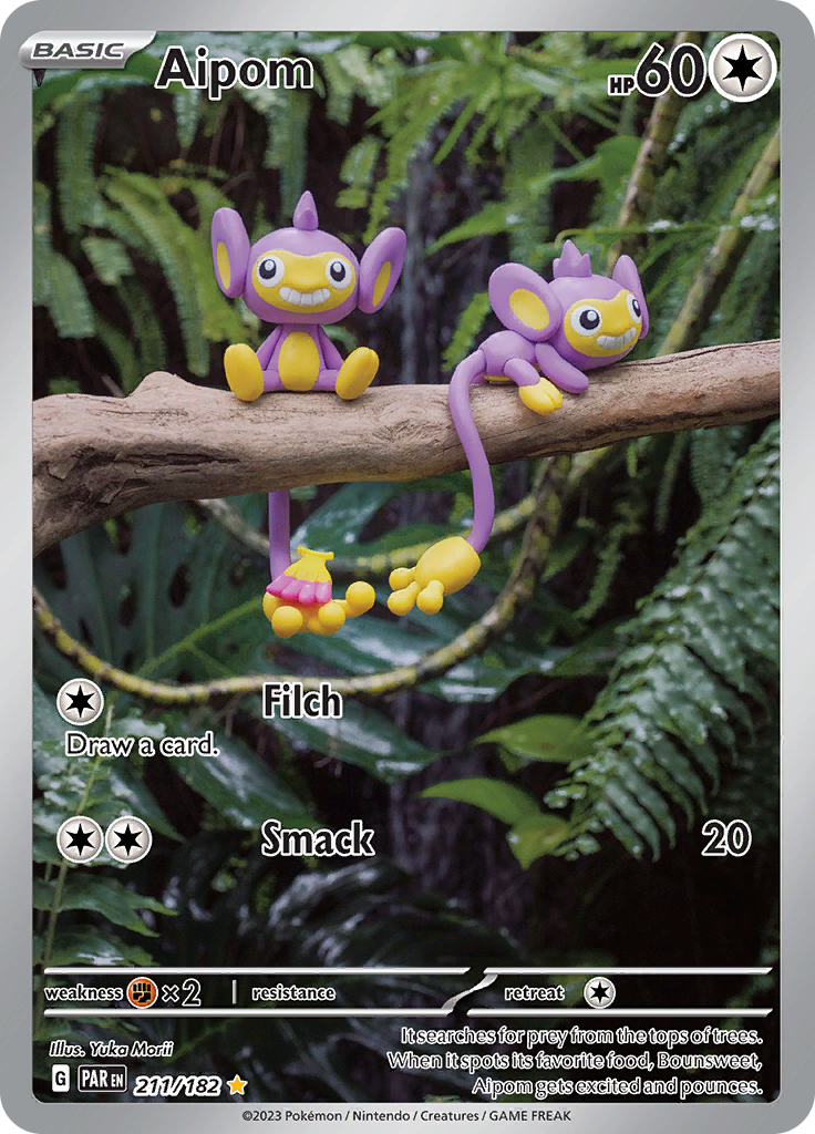 Aipom (211/182) [Scarlet & Violet: Paradox Rift] | Card Merchant Takapuna