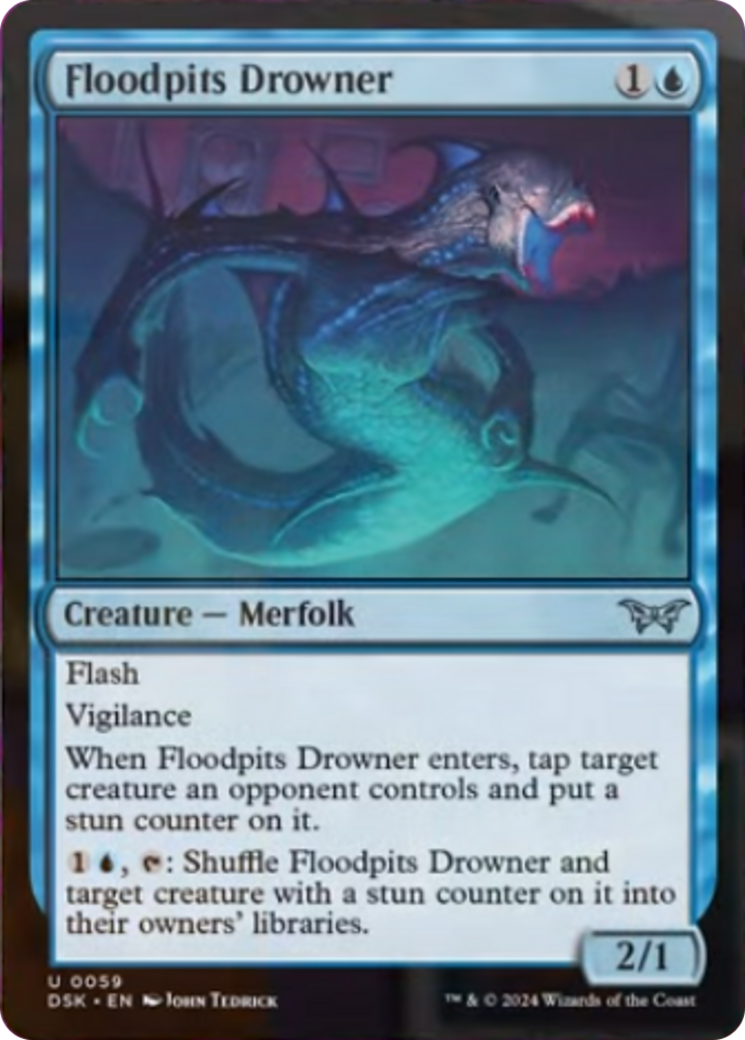 Floodpits Drowner [Duskmourn: House of Horror] | Card Merchant Takapuna