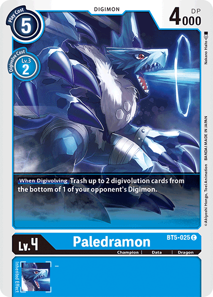 PaleDramon [BT5-025] [Battle of Omni] | Card Merchant Takapuna