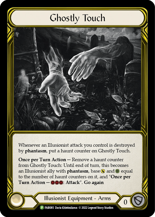 Ghostly Touch (Golden) [FAB085] (Promo)  Cold Foil | Card Merchant Takapuna