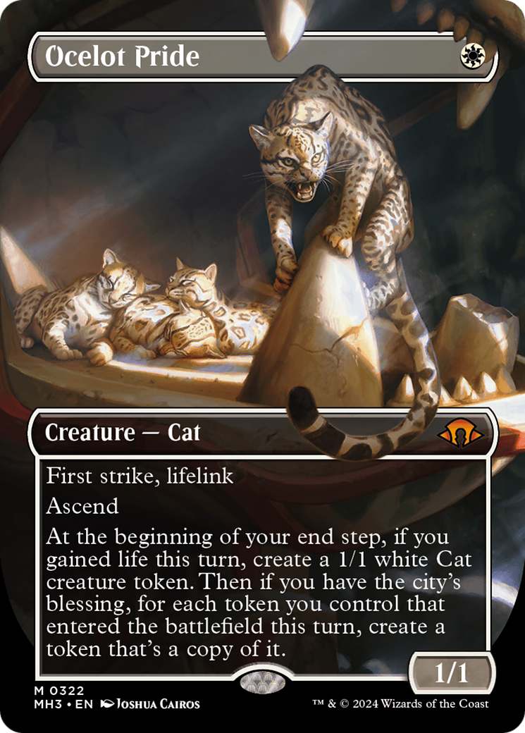 Ocelot Pride (Borderless) [Modern Horizons 3] | Card Merchant Takapuna