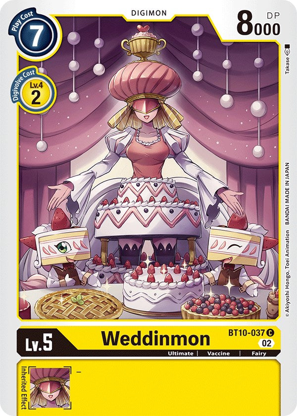 Weddinmon [BT10-037] [Xros Encounter] | Card Merchant Takapuna