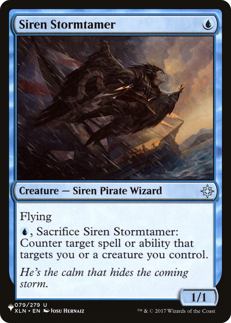 Siren Stormtamer [The List Reprints] | Card Merchant Takapuna