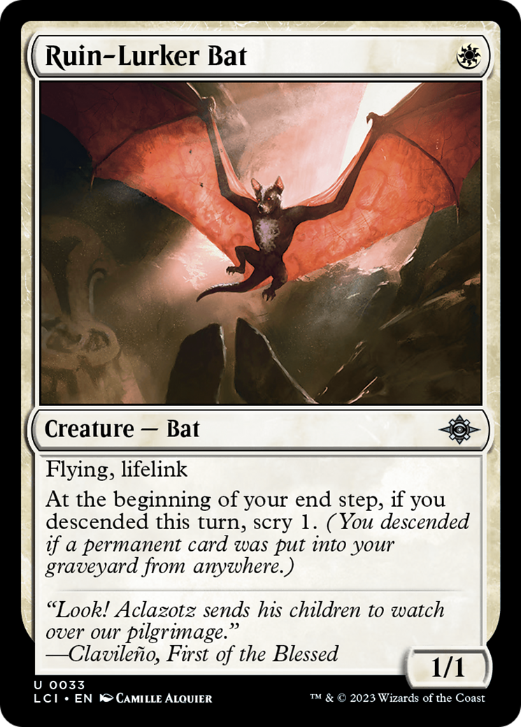 Ruin-Lurker Bat [The Lost Caverns of Ixalan] | Card Merchant Takapuna