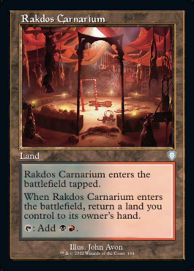 Rakdos Carnarium (Retro) [The Brothers' War Commander] | Card Merchant Takapuna