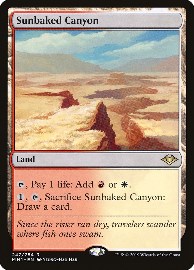 Sunbaked Canyon [Modern Horizons] | Card Merchant Takapuna