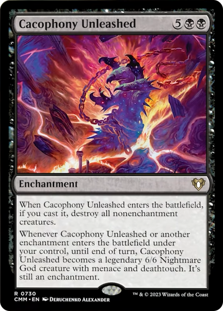 Cacophony Unleashed [Commander Masters] | Card Merchant Takapuna