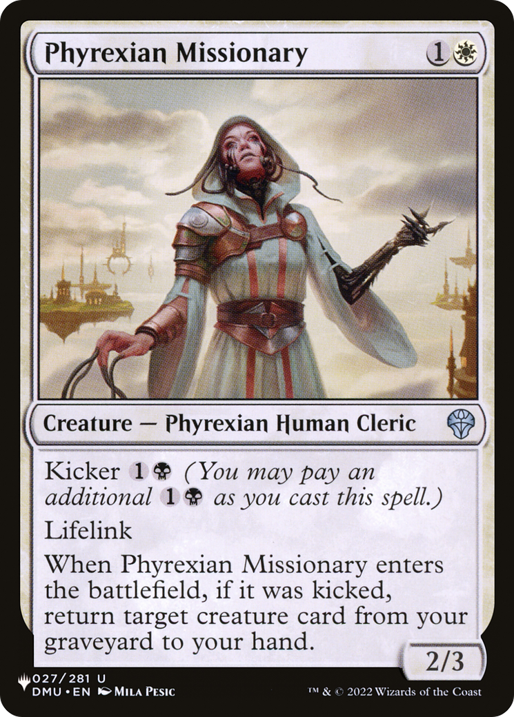 Phyrexian Missionary [The List Reprints] | Card Merchant Takapuna