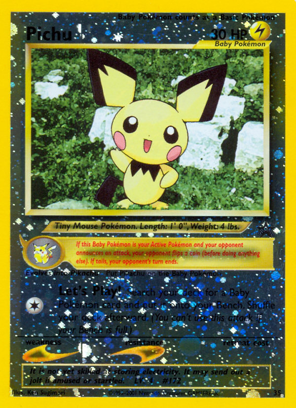 Pichu (35) [Wizards of the Coast: Black Star Promos] | Card Merchant Takapuna
