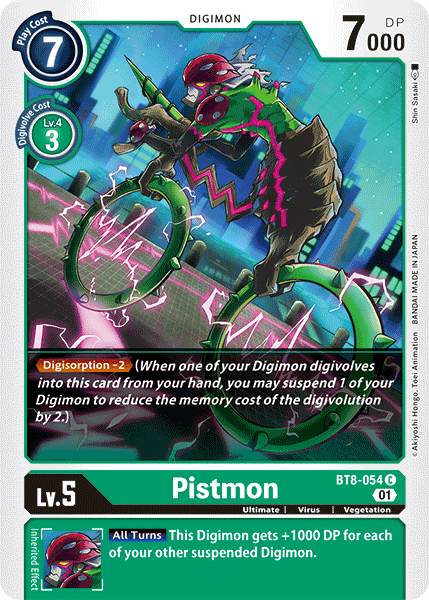 Pistmon [BT8-054] [New Awakening] | Card Merchant Takapuna