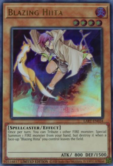 Blazing Hiita [LART-EN034] Common | Card Merchant Takapuna