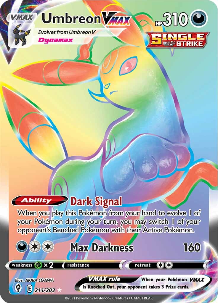 Umbreon VMAX (214/203) [Sword & Shield: Evolving Skies] | Card Merchant Takapuna