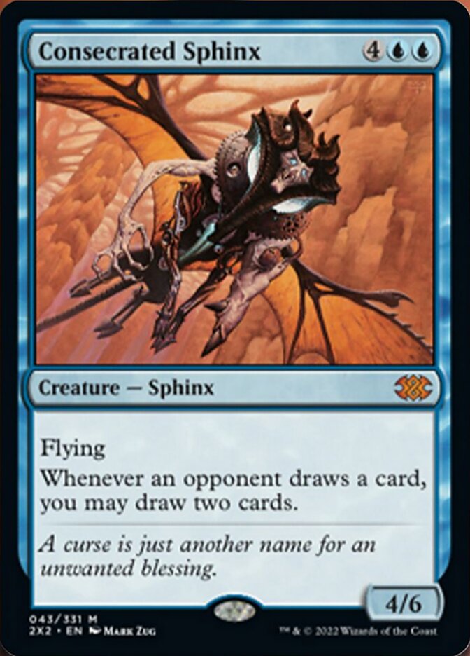 Consecrated Sphinx [Double Masters 2022] | Card Merchant Takapuna