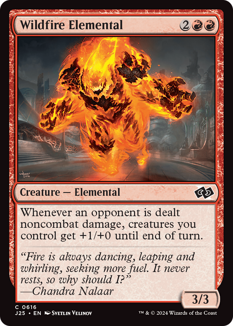 Wildfire Elemental [Foundations Jumpstart] | Card Merchant Takapuna