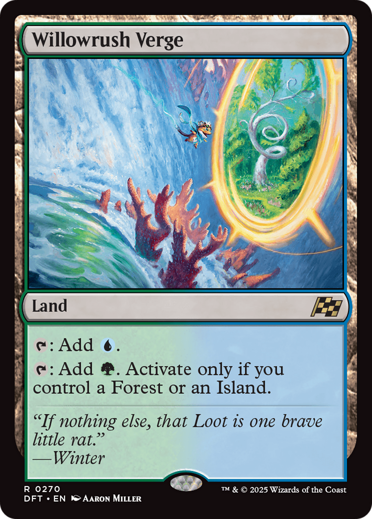 Willowrush Verge [Aetherdrift] | Card Merchant Takapuna