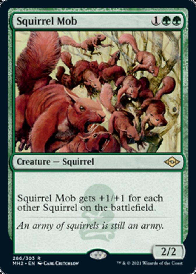 Squirrel Mob (Foil Etched) [Modern Horizons 2] | Card Merchant Takapuna