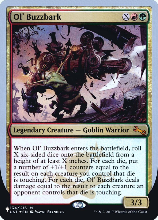 Ol' Buzzbark (Unfinity Foil Edition) [The List] | Card Merchant Takapuna