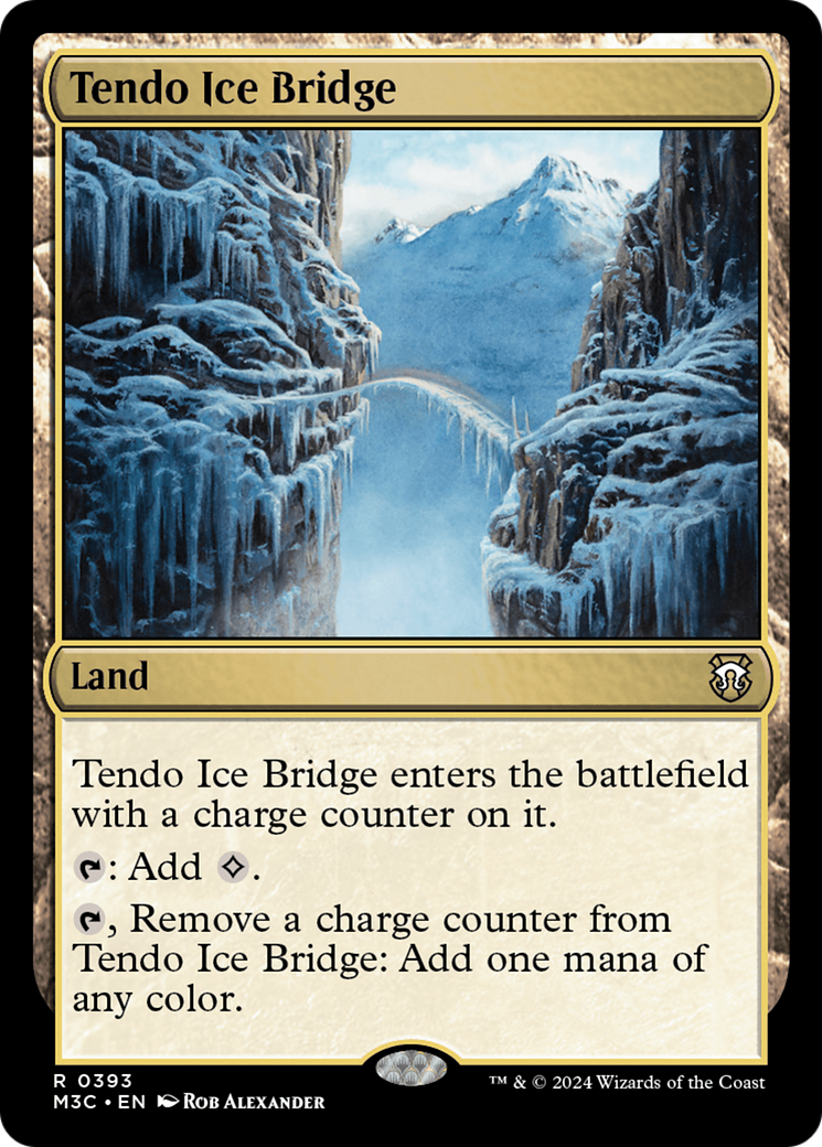 Tendo Ice Bridge (Ripple Foil) [Modern Horizons 3 Commander] | Card Merchant Takapuna