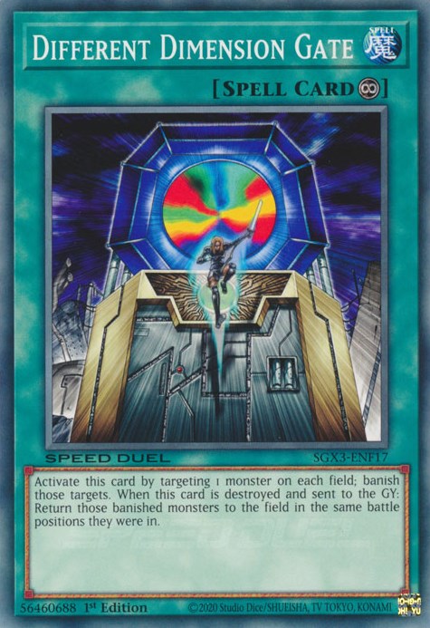 Different Dimension Gate [SGX3-ENF17] Common | Card Merchant Takapuna