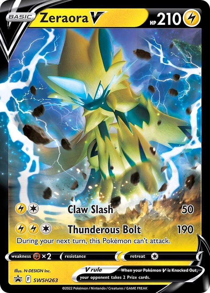 Zeraora V (SWSH263) [Sword & Shield: Black Star Promos] | Card Merchant Takapuna