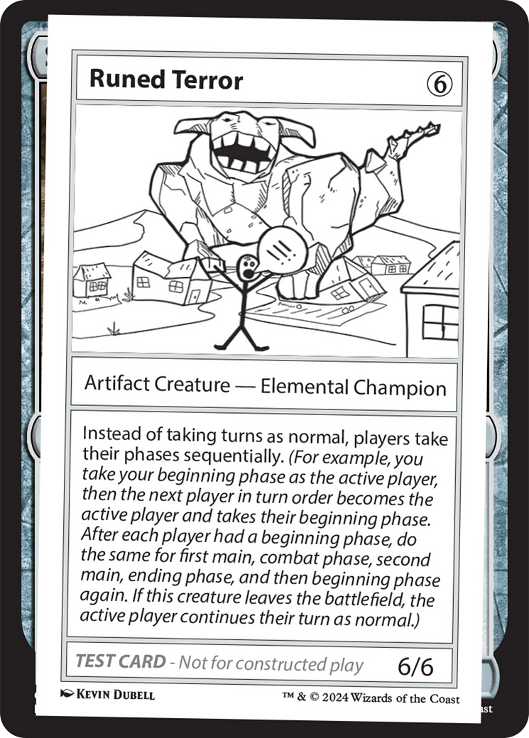 Runed Terror [Mystery Booster 2 Playtest Cards] | Card Merchant Takapuna