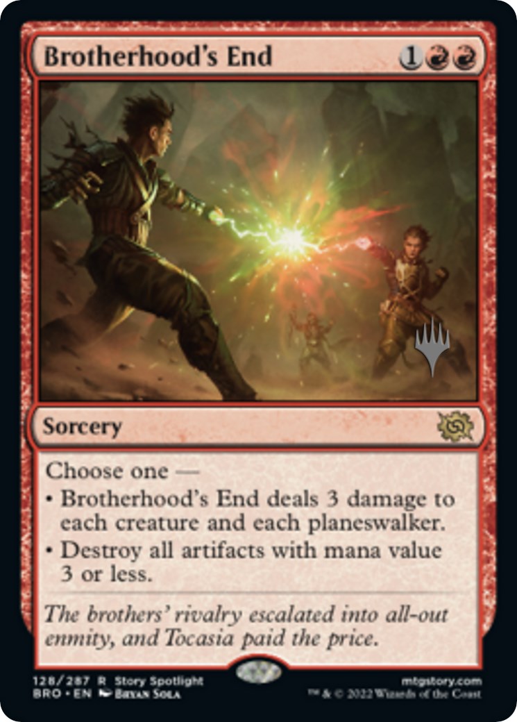 Brotherhood's End (Promo Pack) [The Brothers' War Promos] | Card Merchant Takapuna