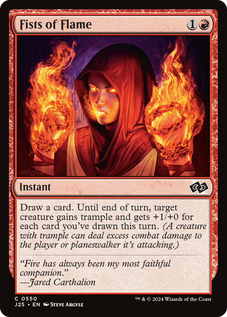 Fists of Flame [Foundations Jumpstart] | Card Merchant Takapuna