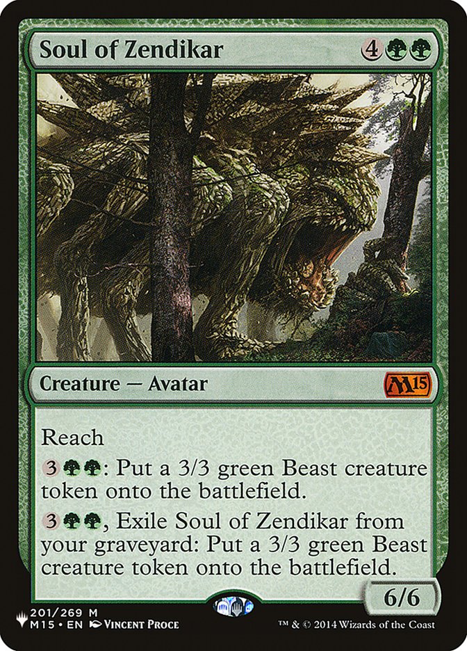 Soul of Zendikar [The List] | Card Merchant Takapuna