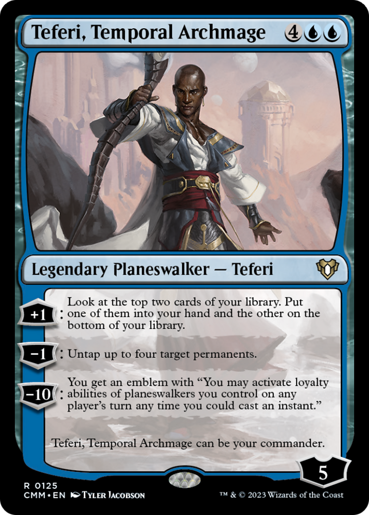 Teferi, Temporal Archmage [Commander Masters] | Card Merchant Takapuna