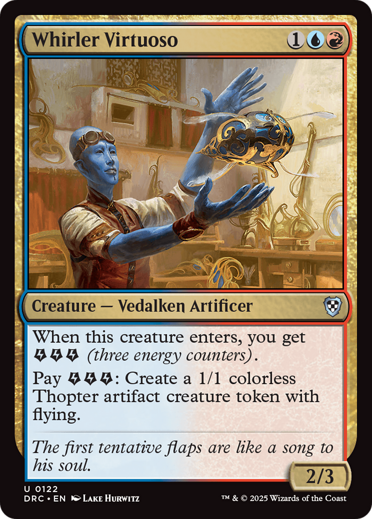 Whirler Virtuoso [Aetherdrift Commander] | Card Merchant Takapuna