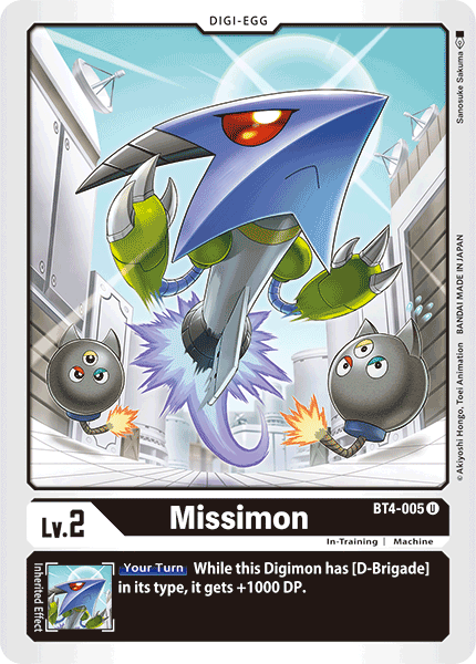 Missimon [BT4-005] [Great Legend] | Card Merchant Takapuna