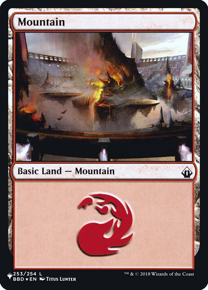 Mountain [Secret Lair: Heads I Win, Tails You Lose] | Card Merchant Takapuna