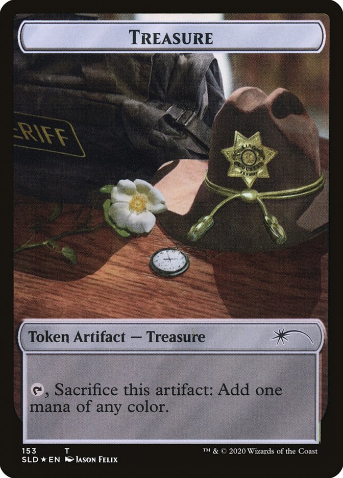 Treasure // Walker (148) Double-Sided Token [Secret Lair Drop Series] | Card Merchant Takapuna