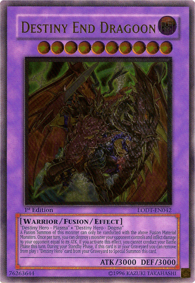 Destiny End Dragoon [LODT-EN042] Ultimate Rare | Card Merchant Takapuna