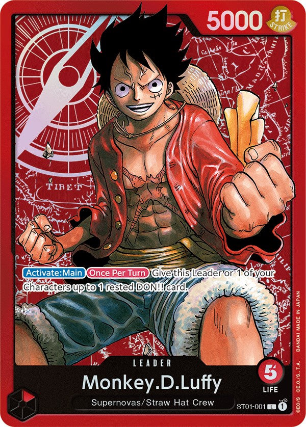 Monkey.D.Luffy (001) [Starter Deck: Straw Hat Crew] | Card Merchant Takapuna