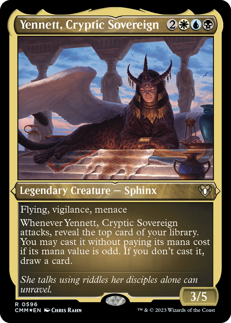 Yennett, Cryptic Sovereign (Foil Etched) [Commander Masters] | Card Merchant Takapuna