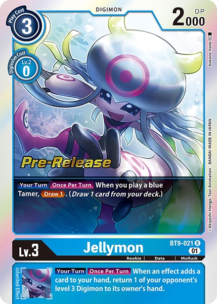 Jellymon [BT9-021] [X Record Pre-Release Promos] | Card Merchant Takapuna