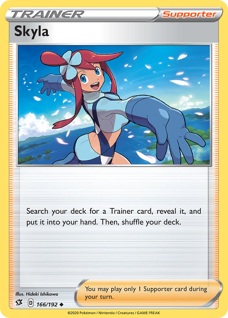 Skyla (166/192) [Sword & Shield: Rebel Clash] | Card Merchant Takapuna