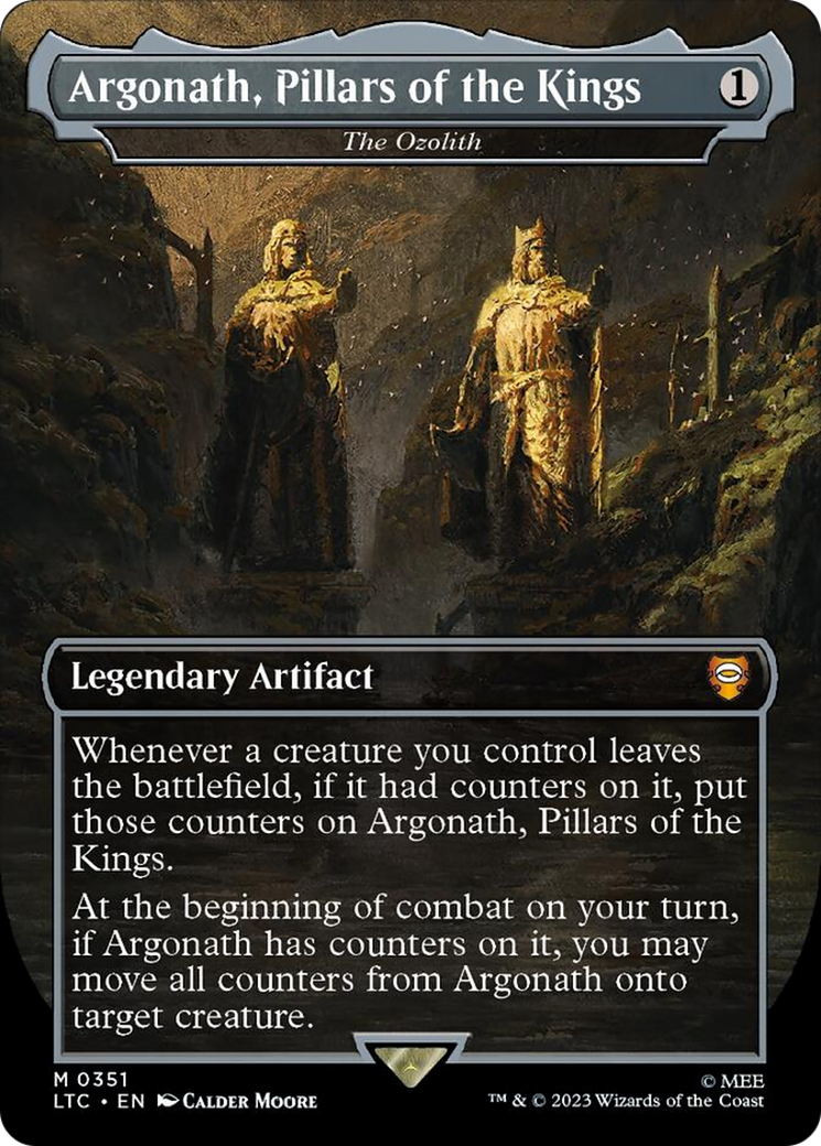 Argonath, Pillars of the Kings - The Ozolith (Surge Foil) [The Lord of the Rings: Tales of Middle-Earth Commander] | Card Merchant Takapuna